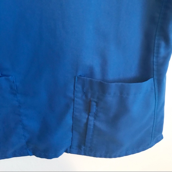 Grey's Anatomy Active Scrub Top Royal Blue M - Picture 4 of 9